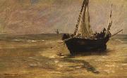 Edouard Manet Barques de Peches a Berck-sur-Mer. Germany oil painting artist